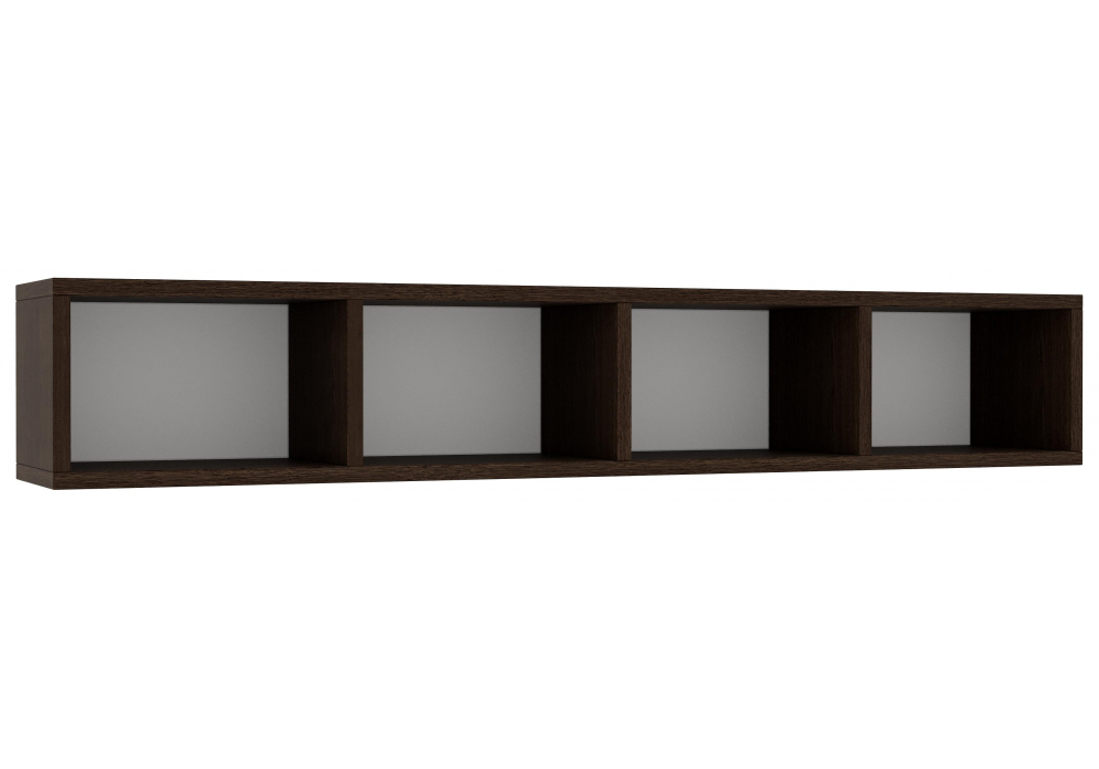 фото кабинет комплектация 1 woodville модена белый / венге 563544 | 220svet.ru