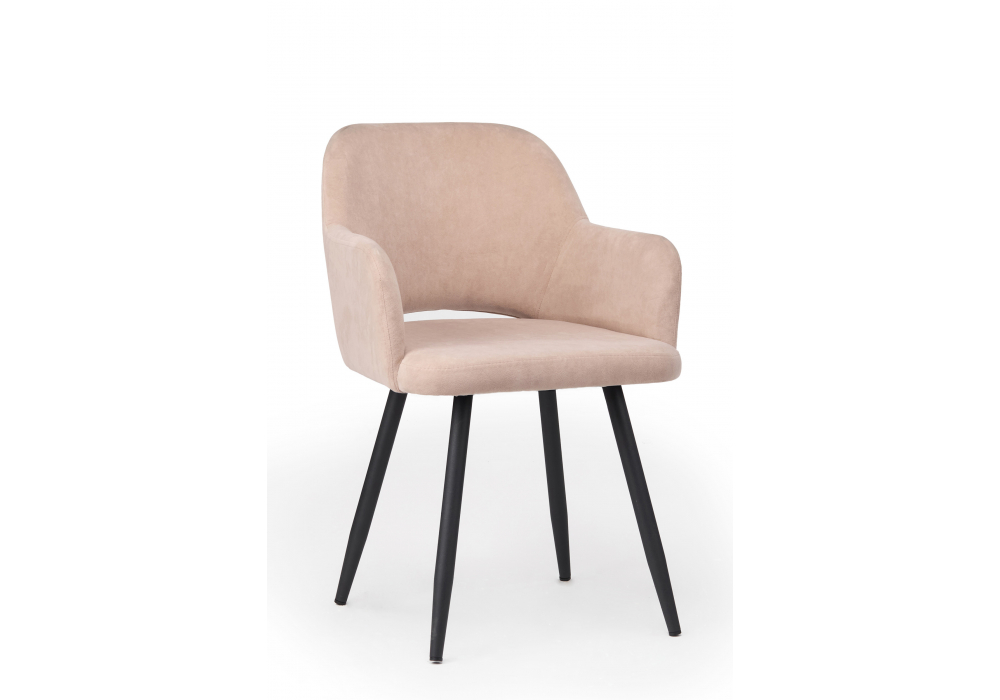 фото стул вращающийся на металлокаркасе woodville эолин 360 латте (glory 10) / черный 631703 | 220svet.ru