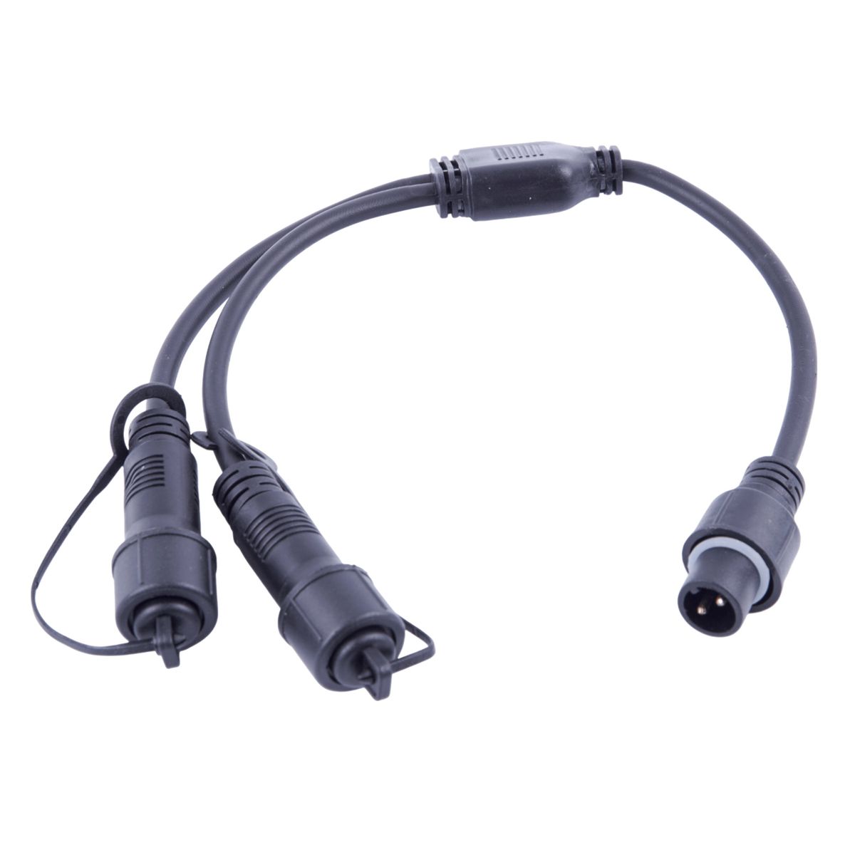 фото провод-разветвитель для гирлянд uniel ucx-f90 s2/0.4m/bk ul-00013233 | 220svet.ru