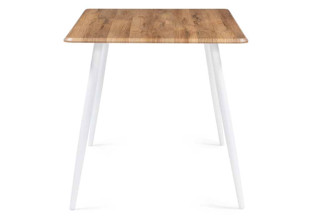 фото стол деревянный woodville кангас 120х80х77 дуб вотан / белый 533165 | 220svet.ru