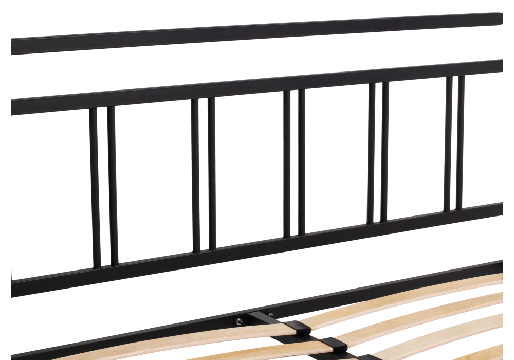 фото кровать woodville рейк 120х200 черная 403023 | 220svet.ru