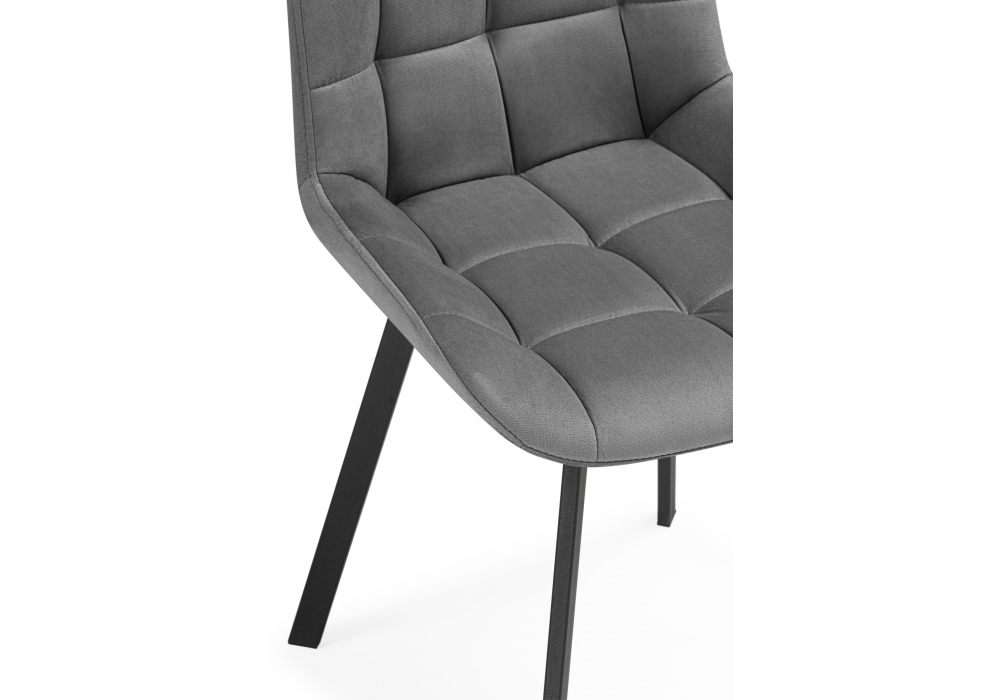 фото стул крутящийся woodville челси 360 светло-серый (zd 960) / черный 626088 | 220svet.ru