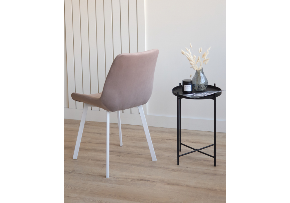 фото стул вращающийся на металлокаркасе woodville челси 360 п латте (zd 290) / белый 632494 | 220svet.ru