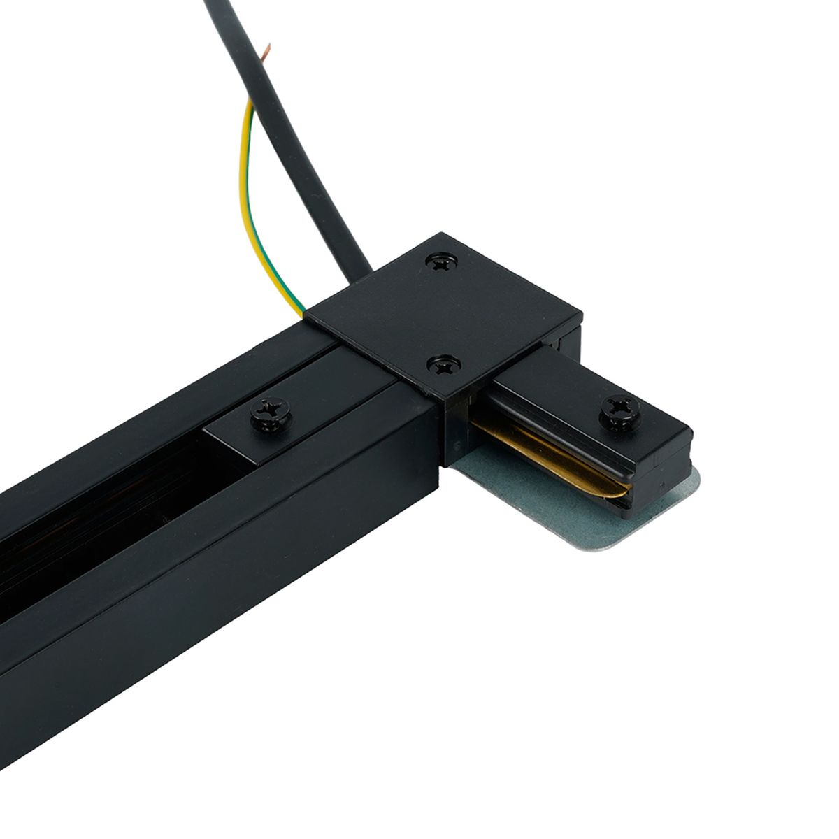 фото коннектор угловой для шинопровода с проводом feron ld1021c для cab1007 52154 | 220svet.ru