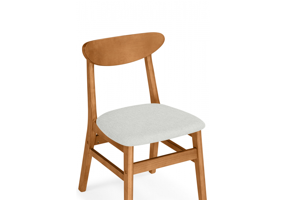 фото стул деревянный woodville okava бежевый / орех 15973 | 220svet.ru