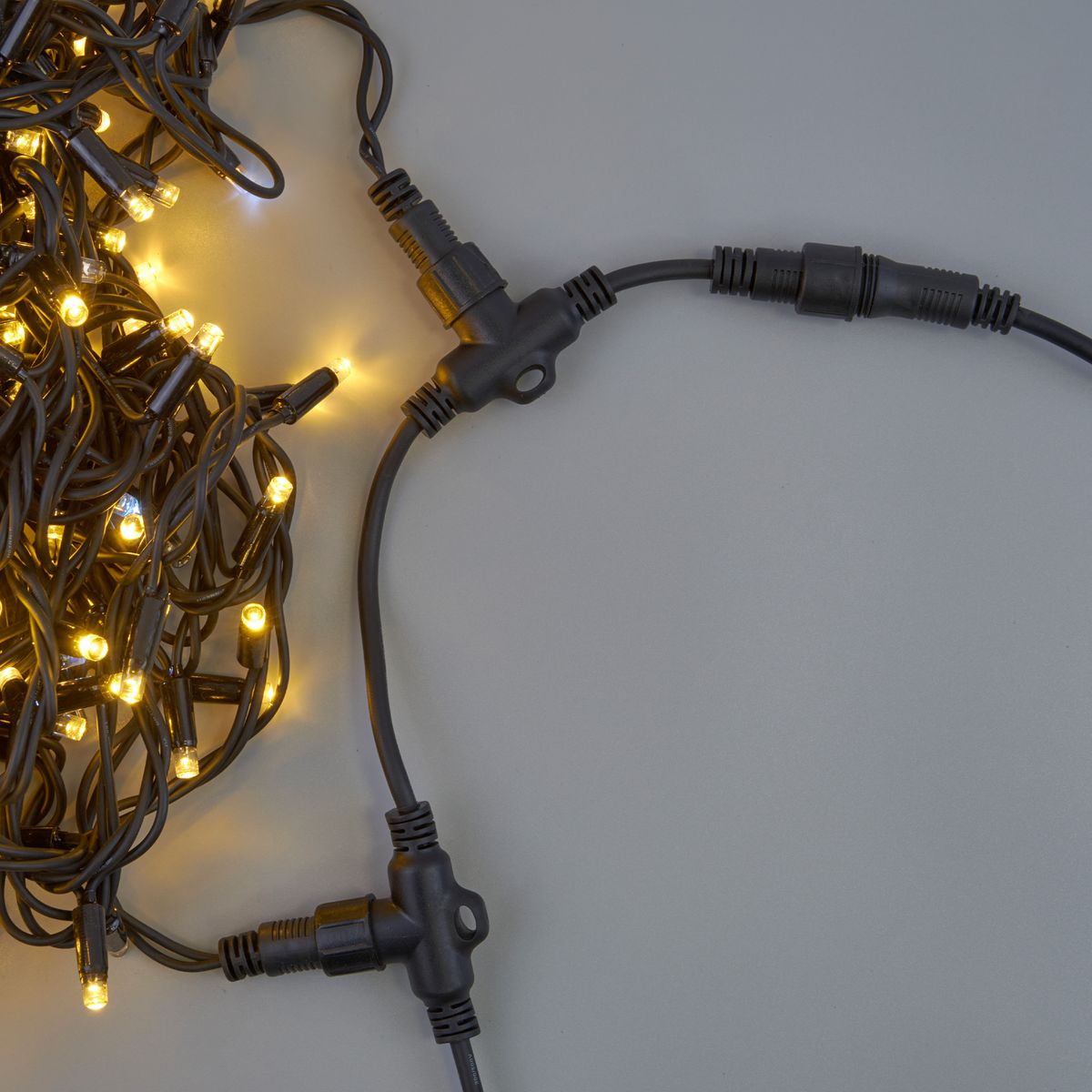 фото провод-шина для гирлянд uniel ucx-f90 t10/2m/bk ul-00013219 | 220svet.ru