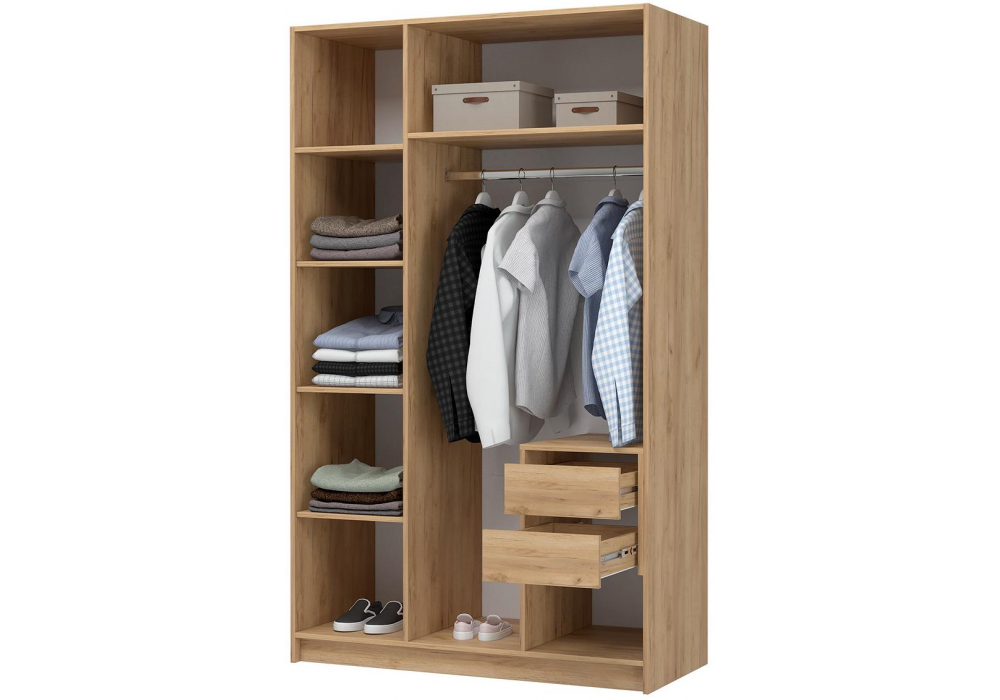 фото шкаф woodville широн графит серый / дуб крафт золото расп 586595 | 220svet.ru