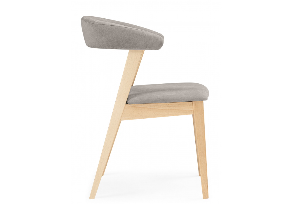 фото стул деревянный woodville токио ткань 231 / светлое дерево 620596 | 220svet.ru