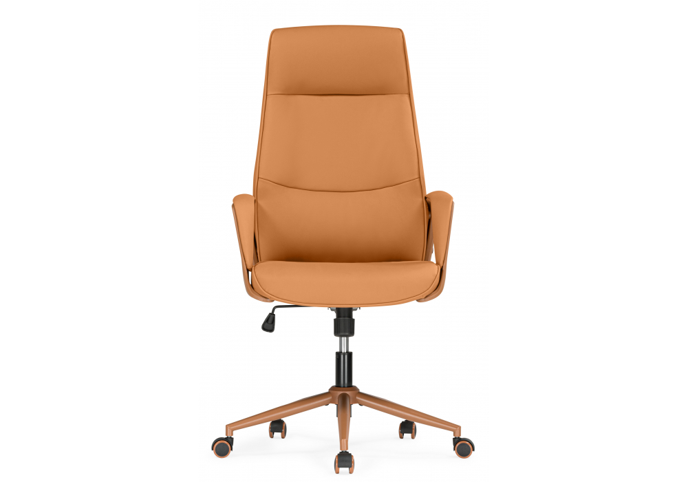 фото компьютерное кресло woodville modena экокожа оранжевый 15925 | 220svet.ru