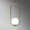 Миниатюра фото подвесной светильник imperium loft matthew mccormick hoop 40 chrome mila pendant 212753-22 | 220svet.ru