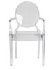 Миниатюра фото стул обеденный набор 4шт dobrin louis ghost lmzl-рс801-n_p-clean-11493 | 220svet.ru