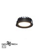 Миниатюра фото светильник встраиваемый светодиодный с переключателем цветовой температуры novotech fluo 359847 черный | 220svet.ru