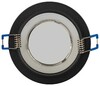 Миниатюра фото светильник встраиваемый декоративный эра dk107 bk под лампу mr16 gu5.3 черный б0058397 | 220svet.ru