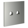 Миниатюра фото накладка для розетки телевизионной оконечной tv+sat voltum s70 vls001605 (сталь) | 220svet.ru