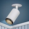 Миниатюра фото светильник встраиваемый алюминиевый эра kl106 wh/bk под лампу mr16 gu10 белый/черный матовый б0061628 | 220svet.ru