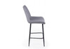 Миниатюра фото барный стул woodville седа темно-серый / черный 632591 | 220svet.ru