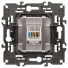 Миниатюра фото розетка эра elegance 14-3107-01м rj45, белый матовый б0065763 | 220svet.ru