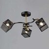 Миниатюра фото люстра reluce 60660-0.3-03 bk+cop | 220svet.ru