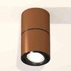 Миниатюра фото комплект накладного светильника ambrella light techno spot xs7404040 scf/pbk кофе песок/черный полированное (c7404, a2071, c7404, n7002) | 220svet.ru