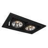 Миниатюра фото встраиваемый светильник arte lamp technika a5930pl-2bk | 220svet.ru