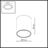Миниатюра фото потолочный светильник odeon light brim 7138/12cl черный | 220svet.ru