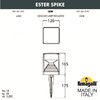 Миниатюра фото ландшафтный светильник fumagalli ester spike ds1.561.000.axd1l | 220svet.ru