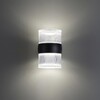 Миниатюра фото светильник светодиодный насетнный с переключателем цветовой темперетуры novotech estima 359718 черный | 220svet.ru