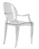 Миниатюра фото стул обеденный набор 4шт dobrin louis ghost lmzl-рс801-n_p-clean-11493 | 220svet.ru