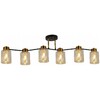 Миниатюра фото потолочная люстра illumico il6111-6cou-79 bk gd | 220svet.ru