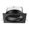 Миниатюра фото встраиваемый светильник novotech gemini 371006 черный | 220svet.ru