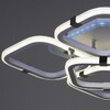 Миниатюра фото потолочная светодиодная люстра reluce 06321-3.3-05 wh+cr (rgb) | 220svet.ru