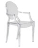Миниатюра фото стул обеденный набор 4шт dobrin louis ghost lmzl-рс801-n_p-clean-11493 | 220svet.ru
