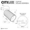 Миниатюра фото светильник накладной citilux axel cl512213r | 220svet.ru