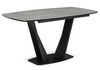 Миниатюра фото керамический стол раскладной 160(205)х89 woodville вейл larka grey / черный 626062 | 220svet.ru