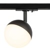 Миниатюра фото трековый светильник однофазный эра round tr42-gx53 bk б0054178 | 220svet.ru