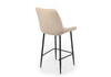 Миниатюра фото барный стул woodville седа бежевый / черный 632597 | 220svet.ru