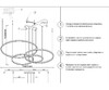 Миниатюра фото подвесная люстра kink light тор 08204,36pa(4000k) | 220svet.ru