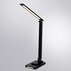 Миниатюра фото настольная лампа arte lamp william a5122lt-1bk | 220svet.ru