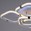 Миниатюра фото потолочная светодиодная люстра reluce 06321-3.3-05 wh+cr (rgb) | 220svet.ru
