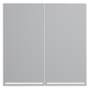 Миниатюра фото клавиши для выключателя/переключателя двухклавишного с подсветкой voltum s70 vls000416 (серый) | 220svet.ru