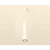 Миниатюра фото комплект подвесного светильника ambrella light xp1122005 swh/cl белый песок/прозрачный (a2301, c6355, a2010, c1122, n7191) | 220svet.ru