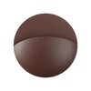 Миниатюра фото уличный настенный светодиодный светильник novotech halo 359534 коричневый | 220svet.ru