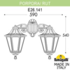 Миниатюра фото светильник уличный настенный fumagalli porpora/rut dn e26.141.000.bye27dn | 220svet.ru