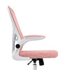 Миниатюра фото компьютерное кресло woodville konfi pink / white 15331 | 220svet.ru