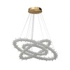 Миниатюра фото подвесная светодиодная люстра kink light лиам 07875-80+60+40,33(3000k) | 220svet.ru