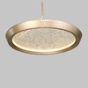 Миниатюра фото подвесной светодиодный светильник eurosvet crespella 90034/1 золото | 220svet.ru