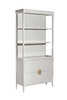 Миниатюра фото комод бежевый 2 ящика garda decor 151sv-000012 | 220svet.ru