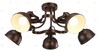 Миниатюра фото потолочная люстра arte lamp martin a5216pl-5br | 220svet.ru