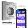 Миниатюра фото умная розетка с заземлением с защитными шторками werkel w1171606 | 220svet.ru