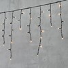Миниатюра фото гирлянда бахрома 3,1 x 0,5 м экстра тепло-белая 220в, 150 led, провод черный пвх, ip54 ltc pil150-11-2eww | 220svet.ru